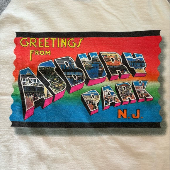 ✨VINTAGE BRUCE SPRINGSTEEN GREETINGS FROM ASBURY PARK 1999 STANLEY DESANTIS TEE - Picture 6 of 15